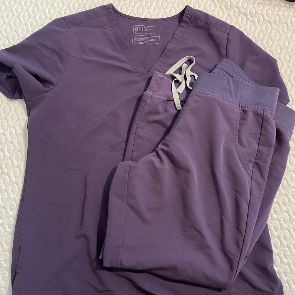 Purple FIGS scrubs